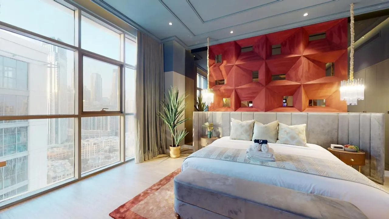 High-End Designer Penthouse Full Burj Khalifa View Διαμέρισμα Ντουμπάι